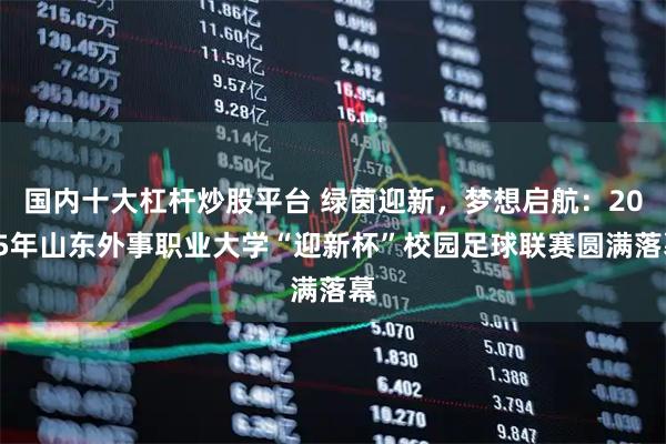 国内十大杠杆炒股平台 绿茵迎新，梦想启航：2025年山东外事职业大学“迎新杯”校园足球联赛圆满落幕